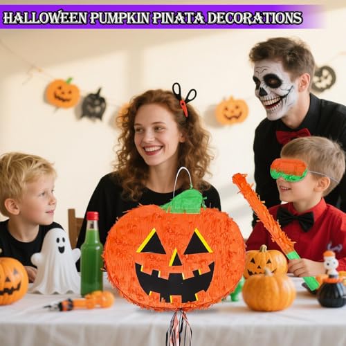 Halloween Pumpkin Pinata Jack-O'-Lantern 16x12 Inch Party Game - Variation of THIS listing