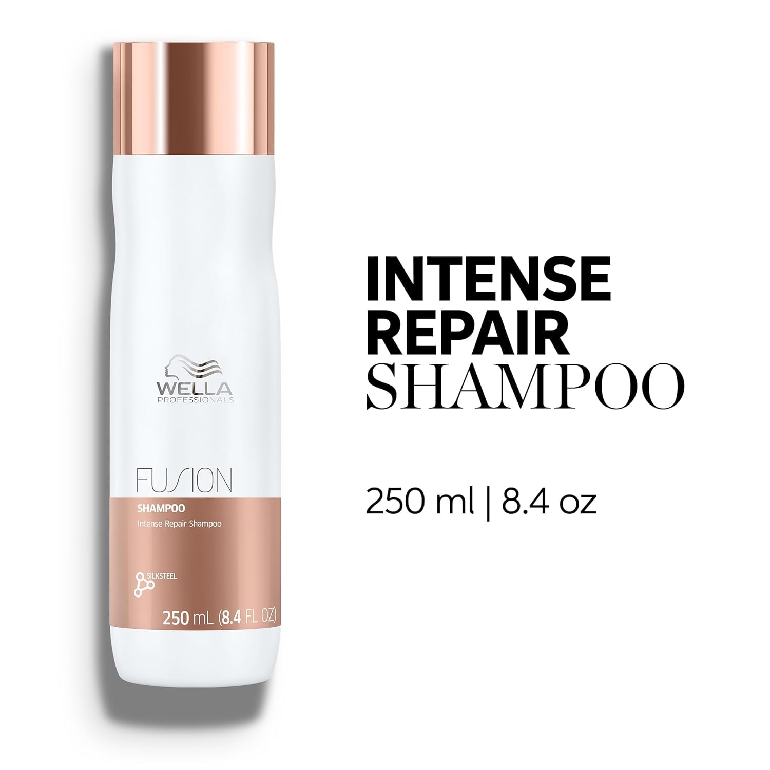 Wella Professionals Fusion Intense Repair Shampoo & Conditioner Set - Anti-Hair Breakage + EIMI Thermal Image Hairspray for Smoothness & Shine