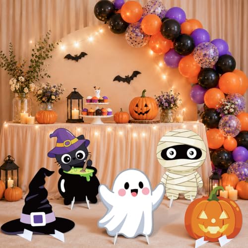 Halloween Baby Shower Decorations - 5 Little Boo Photo Props - Variation of THIS listing