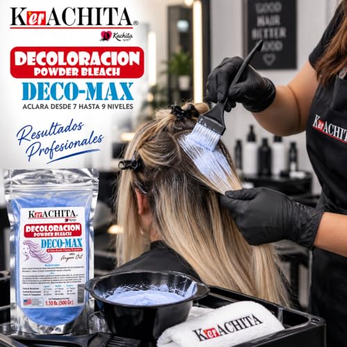 Blue Bleach Powder for Hair Lightening & Highlights - 1.1lb Salon Use