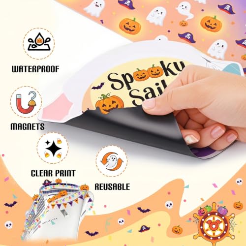 Halloween Fridge Magnets Set - Cute Ghost Pumpkins & Spooky Designs, 20 Pcs