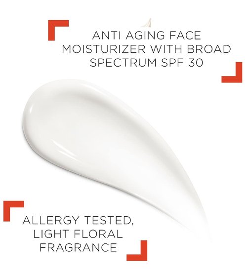 Vichy LiftActiv Peptide-C Face Sunscreen Moisturizer - SPF 30 Anti-Aging Cream with Peptides & Vitamin C