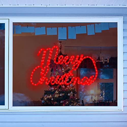 24 Inch 180LED Christmas Window Silhouette Lights - Double Side Holiday Decor - Merry Christmas Variation of THIS listing