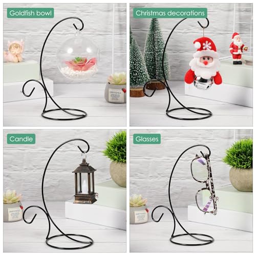 16-Piece 9-Inch Ornament Display Stands for Halloween and Christmas Decor