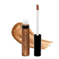 Palladio Lip Gloss - Non-Sticky Formula with Vitamin E & Aloe for Intense Color | Sheer Bronze Finish