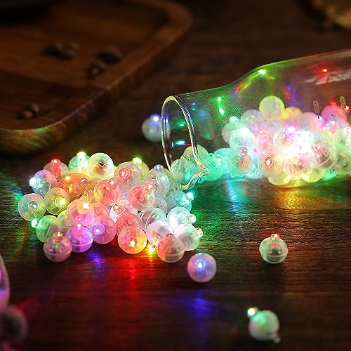 Green Mini LED Lights 100pcs Waterproof Round Tiny Lights with Hook