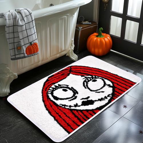 Halloween Nightmare Christmas Sally Bath Mat Non-Slip Absorbent Rug for Bathroom Floor Decor