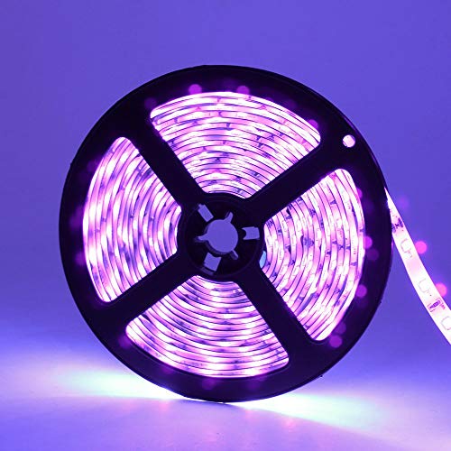 UV Black Light LED Strip 60W 16.4FT Non-Waterproof for Party & Night Fishing