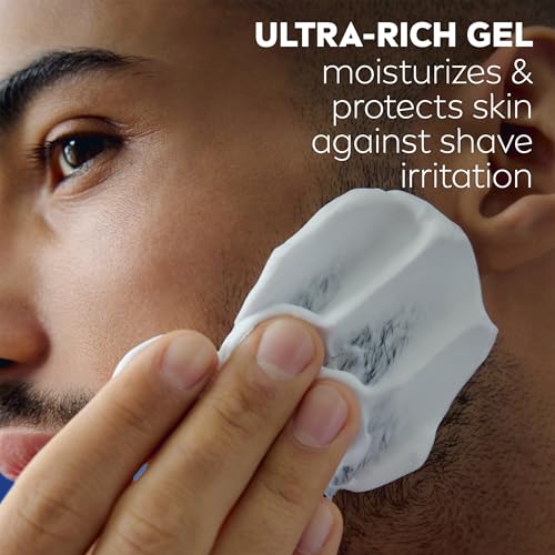 Men's Hydrating Shave Gel with Aloe Vera & Provitamin B5 - 3 Pack, 7 Oz