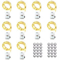 Warm White LED Fairy String Lights 3M 30 LEDs Battery Operated 10 Pack