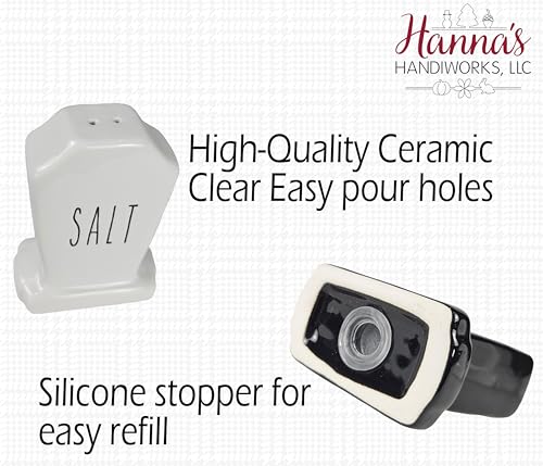 Tombstone Salt & Pepper Shaker Set - Halloween Kitchen Decor - Fall Tabletop Accessories - Hanna's Handiworks - Variation of Tombstone Salt & Pepper
