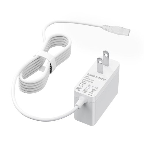 Charger Compatible with Philips Epilator Wet & Dry Series 8000 BRE700/04 BRE720/14 BRE740/14 Shaver and Trimmer for Women Replacement Power Adapter 15V Charging Cord Cable White