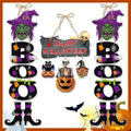 Halloween Door Decorations Witch Legs Pumpkin Wall Hanger Indoor Outdoor Decor