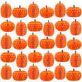 Fall Pumpkin Honeycomb Hanging Decorations Set - 30 Pieces for Thanksgiving & Harvest Party - Variation of THIS Listing