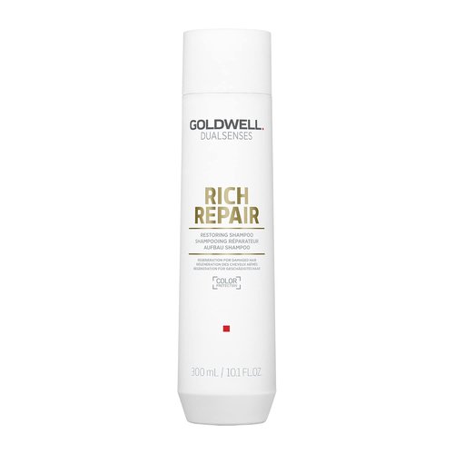 Goldwell Dualsenses Rich Repair Shampoo - Restores Dry, Damaged Hair | 10.1 Fl Oz