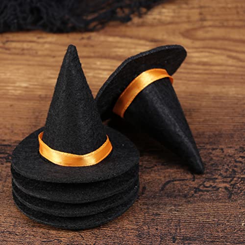 Halloween Mini Felt Witch Hat Bottle Topper - Party Decor & Craft Accessory