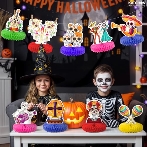 Halloween Honeycomb Centerpieces Pack of 12 for Table Decor