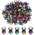 Halloween Spider Rings 50 Pack Adjustable Plastic Costume Party Favors