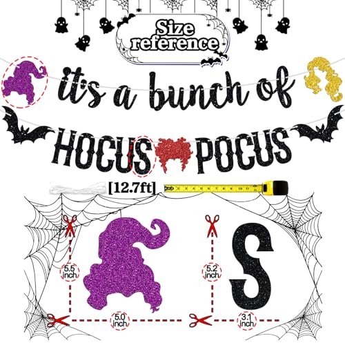 Halloween Banners - It's a Bunch of Hocus Pocus Party Decoration