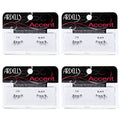 Accent Half Lashes 318 Natural Wispy Cat Eye False Eyelashes - 4 Pack