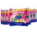 Kids Moisturizing Face and Hand Wipes - Travel Size Biodegradable Pack of 12
