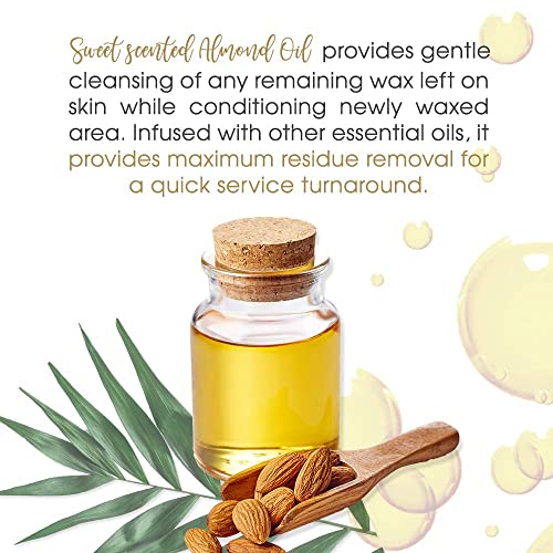 Wax Residue Remover - Satin Smooth Post-Wax Cleansing Oil 4 Fl Ounce
