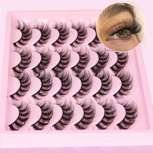 Wispy Cat Eye False Eyelashes - Fluffy Natural Volume, B-Wispy Variant