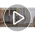 Black 20-Inch Crystal Pendant Taper Candle Holder - 5Arm Candelabra for Home Decor & Events - Variation: Black + 1