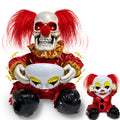 Animatronic Face Ripping Clown Decoration for Haunted House Halloween Scare