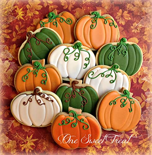 Pumpkin Cookie Cutters Set - 3 Sizes for Halloween & Thanksgiving Baking
