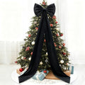 Black Giant Bow for Christmas Tree Topper 75x18 Inches - Wedding & Party Decor Variation of THIS listing