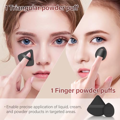 Makeup Brush Set 26 Pcs with Sponge & Puff - Black