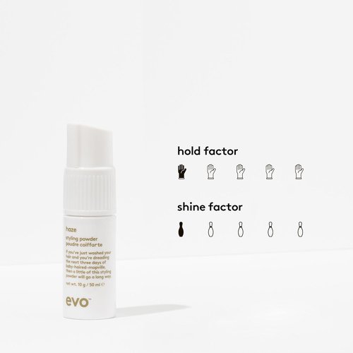 Evo Haze Styling Powder Spray - Volumizing Hair Texture & Matte Finish - 50ml/10g