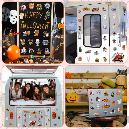 Halloween Cruise Door Magnets Set - 25 Fun Themed Refrigerator & Cabin Decor - Variation: Halloween