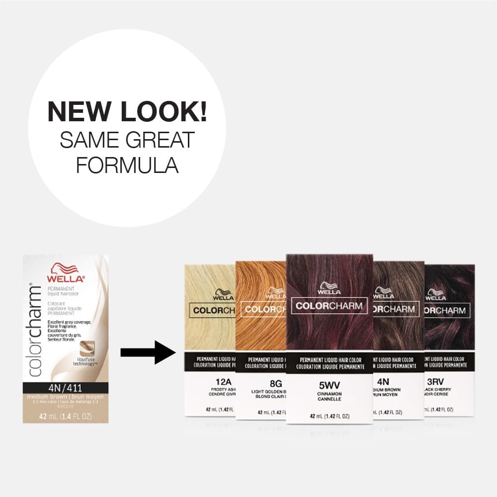 WELLA Color Charm Permanent Liquid Hair Color - Natural Blonde for Gray Coverage
