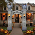10FT Inflatable Halloween Archway with Lights - Outdoor Cemetery Entrance Decor