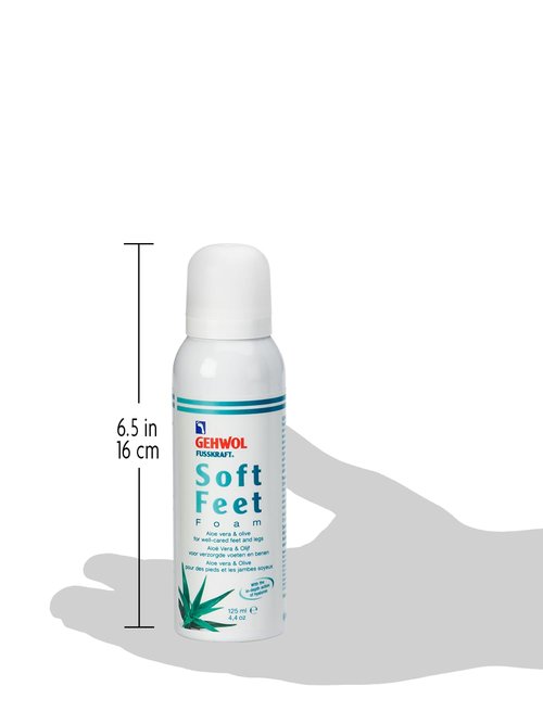 GEHWOL Soft Feet Foam - Moisturizing Foot Care Treatment | 4.4 Ounce Size