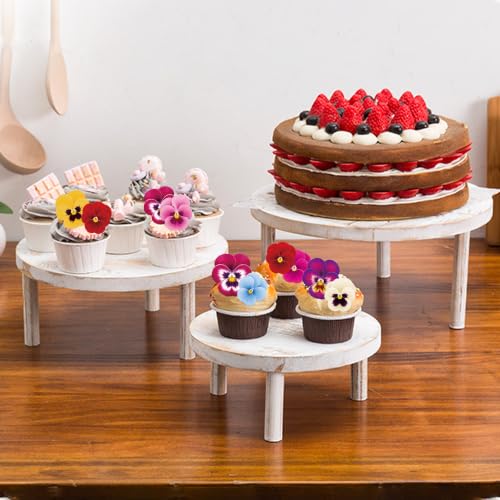 Edible Flower Cupcake Toppers 64 Pack for Hawaiian & Wedding Themes - Variation 15