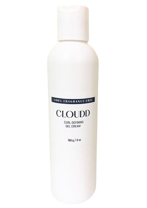 CLOUDD Curl Defining Gel Cream - Fragrance-Free & Essential Oil-Free | 100% Unscented Formula