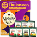 Halloween Tea Gift Set - 20 Flavored Tea Bags Assorted Pack with Variation Halloween Tea Collection