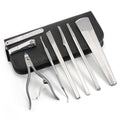 Nail Clipper,Heavy Duty Ingrown Podiatrist Toenail Tool Kit,Stainless Steel Long Handle Cosmetic Pedicure Set for Ingrown and Thick Nails for Callus 8Piece