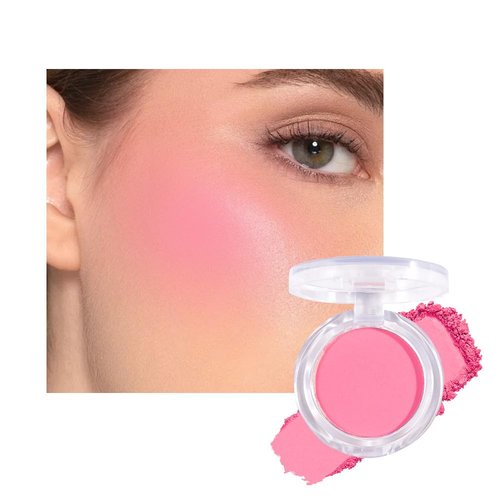 Regine Switzerland Matte Powder Blush - Long-Lasting Natural Cheek Color, Lightweight & Vegan - #02 Petals Pink