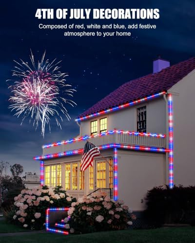 66ft Connectable Color Changing Rope Lights Outdoor - 200 LED String Lights
