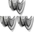 5-Pack Halloween Creepy Cloth Black 30x72 Inch Spooky Decoration Fabric for Indoor Outdoor Use - Pack of 3