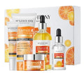 R RadiantRise Vitamin C Skin Care Set For Women , 5-In-1 Moisturizing Hyaluronic Acid Skin Care Routine with Facial Cleanser, Serum, Face Cream, Eye Cream, Toner