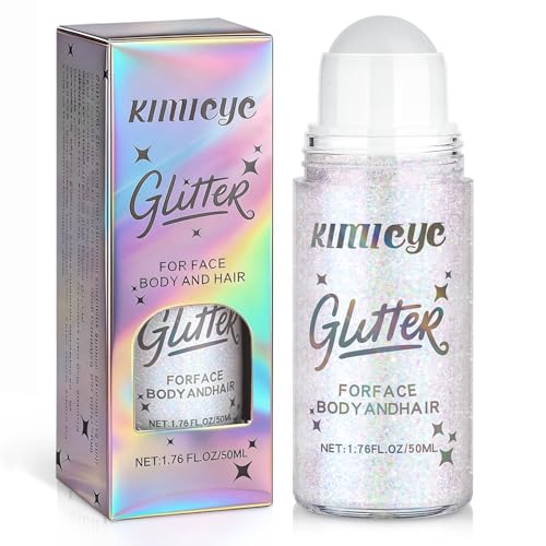 Dazzle Roll-On Face & Body Glitter Gel - Festival Rave Makeup, Variation #3