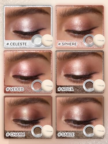 SHEGLAM Starstruck Cream Eyeshadow Pot - High Pigment Long-Lasting Sable