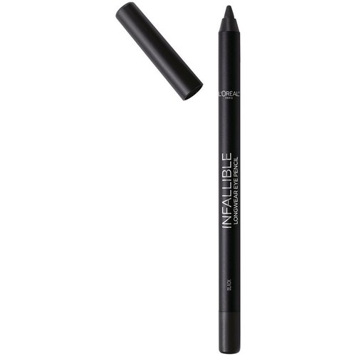 L'Oreal Paris Infallible Pro-Last Pencil Eyeliner - Waterproof & Smudge-Resistant, Black, 0.042 oz.