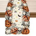Halloween Skeleton Ghost Table Runner 13x72 Inch for Festive Home Dining Decor - XCHI