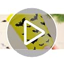 16 oz Bat Party Cups Set - Black and Yellow Plastic Drinking Cups for Birthday & Themed Parties